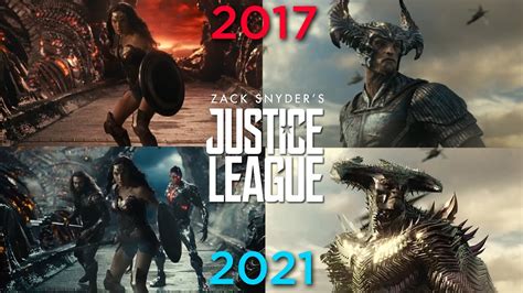 Justice League Snyder Cut Vs Theatrical Cut Trailer 2 All New Footage Comparison Youtube