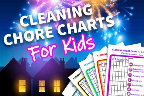 Cleaning Chore Charts For Kids Castle Keepers Vrogue