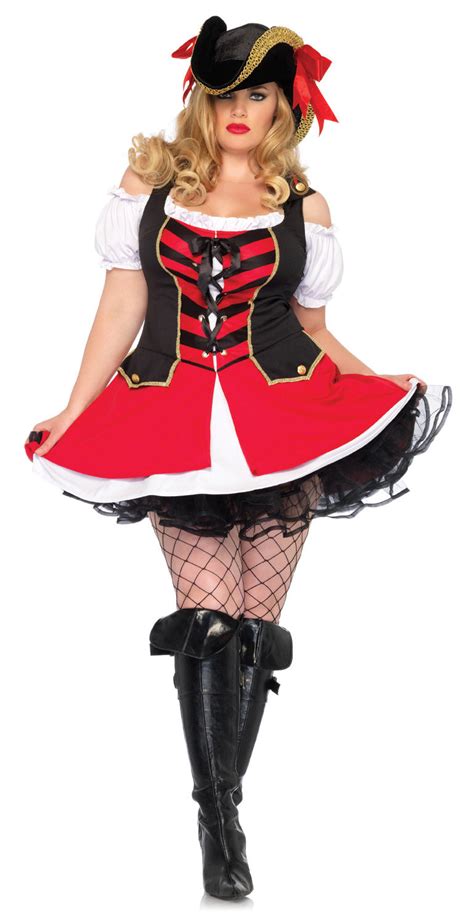We guarantee that you can't find a better selection of 2018 halloween costumes than what jump onto the black pearl or any other pirate ship when you wear a look from the women's pirates costumes! Plus Size Pirate Costumes | PartiesCostume.com