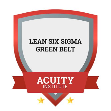 Lean Six Sigma Green Belt Credly