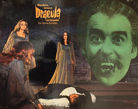 Count Dracula 1970 German Scene Card Dracula Classic Horror Movies