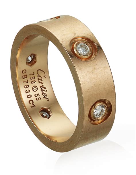 Cartier Gold And Diamond Love Ring Christies
