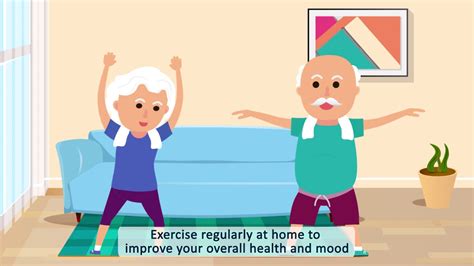 Animated Video For Elderly On How To Stay Healthy And Cheerful In Times