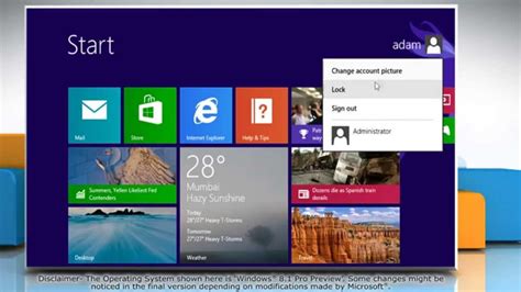 How To Change Lock Screen Background In Windows 81 Youtube