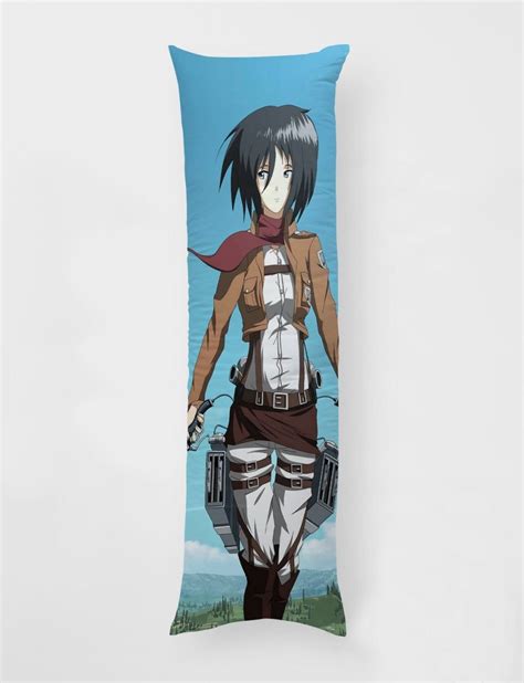 Mikasa Ackerman Body Pillow Anime Body Pillow Anime Pillow Etsy Uk
