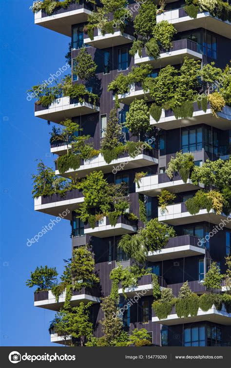 Vertical Forest Buildings In Milan Italy Stock Editorial Photo