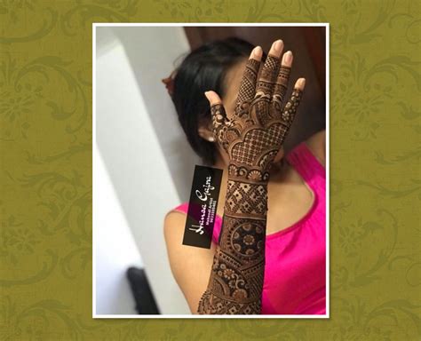 Save these latest bridal mehandi designs photos to try on your hands in this wedding season. Mehandi Design Patch - Latest Arabic Mehndi Designs ...