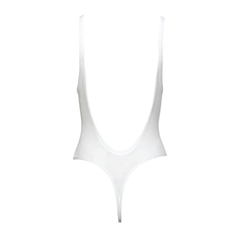 Open Back And Ribbed Bodysuit Daniel Yona