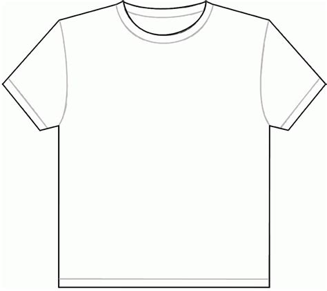 Best Photos Of Large Printable T Shirt Template Blank T Shirt T