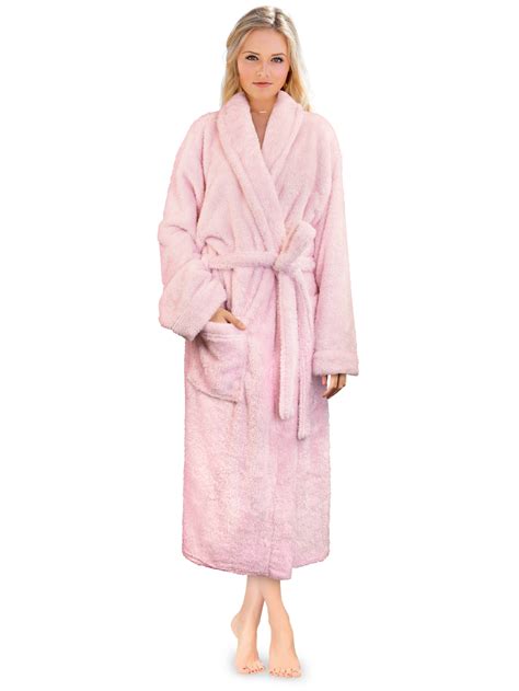 Pavilia Pavilia Premium Womens Plush Soft Robe Fluffy Warm Fleece