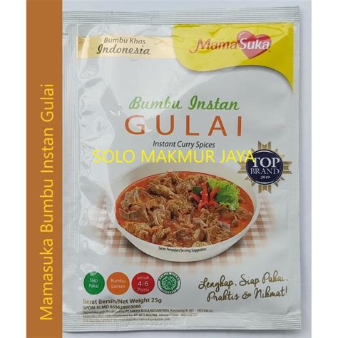 Karena, sudah ada santan bubuk di dalamnya. Jual MamaSuka Bumbu Gulai Bumbu Instant 25 g - Jakarta ...
