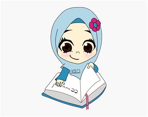 Islam Reading Quran Cartoon Hd Png Download Transparent Png Image