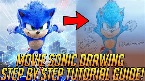 How To Draw Sonic The Hedgehog Movie Markers Used To Only Apply A