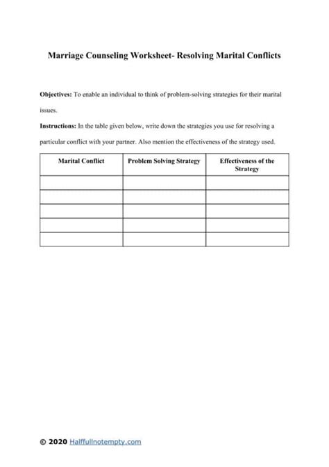 Free Worksheets Printable Marriage Counseling Workshe Ronald Worksheets