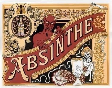 Absinthe Absinthe Art Absinthe Vintage Typography