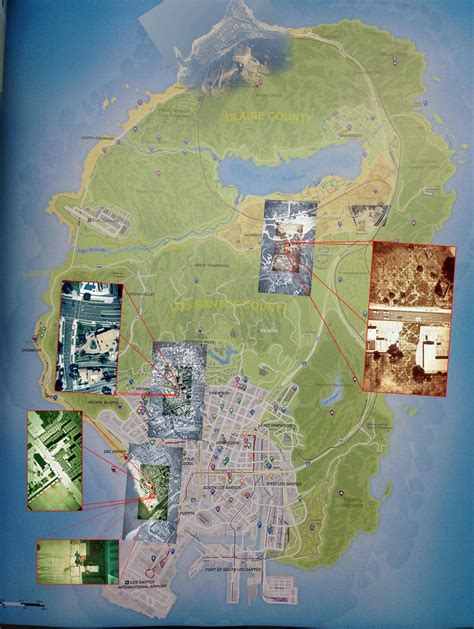 El Mapa Oficial De Gta V Rockstar Games
