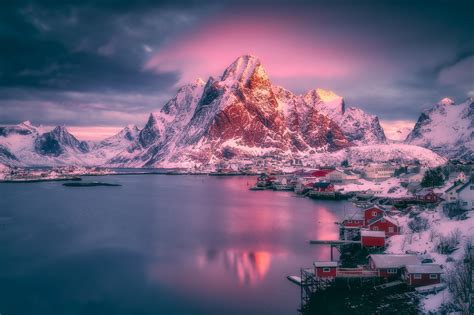 Reine Majesty Hd Wallpaper From Lofoten