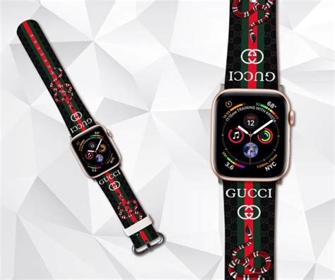 Inspired By Gucci Apple Watch Band Apple Watch Strap Snake Etsy