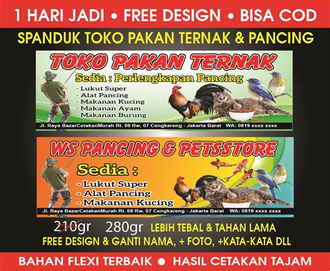 Contoh Spanduk Pakan Ternak Gambar Contoh Banners Images And Photos