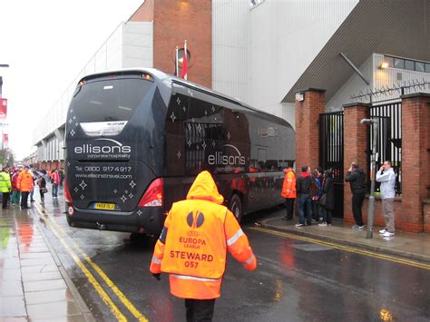 Liverpool Fc Team Bus Back Liverpool Fc Team Bus Arriving Flickr