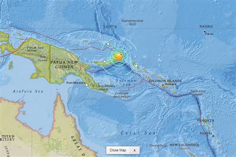 Small Tsunami After Papua New Guinea Earthquake Wsj