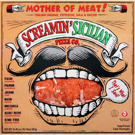 Screamin Sicilian Mother Of Meats Pizza 23 4 Oz Shipt