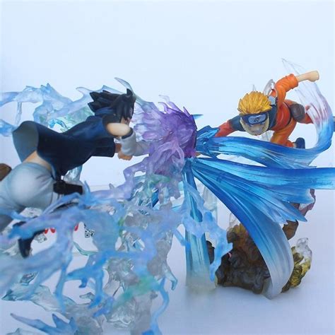 Uzumaki Naruto Vs Uchiha Sasuke Japanese Figures Pvc Toys Animebee
