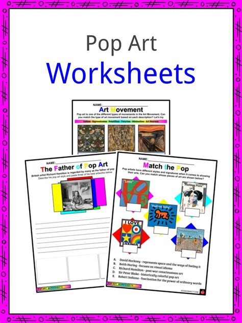 Pop Art Facts, Worksheets, Definition & History For Kids