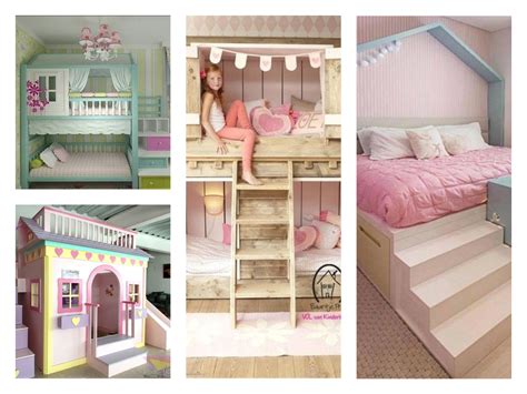 58 decorating ideas for kids' rooms that you'll both love. Cute Bunk Bed Ideas for Girl's Kids Room