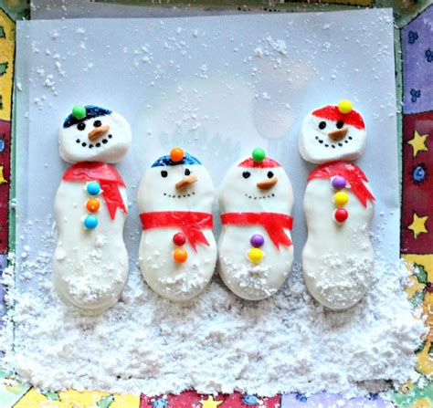 Nutter butter turkey cookies, of course! NUTTER BUTTER Snowman Cookies (With images) | Snowman cookies, Best christmas recipes