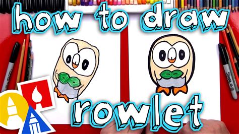 How To Draw Rowlet Pokemon Youtube
