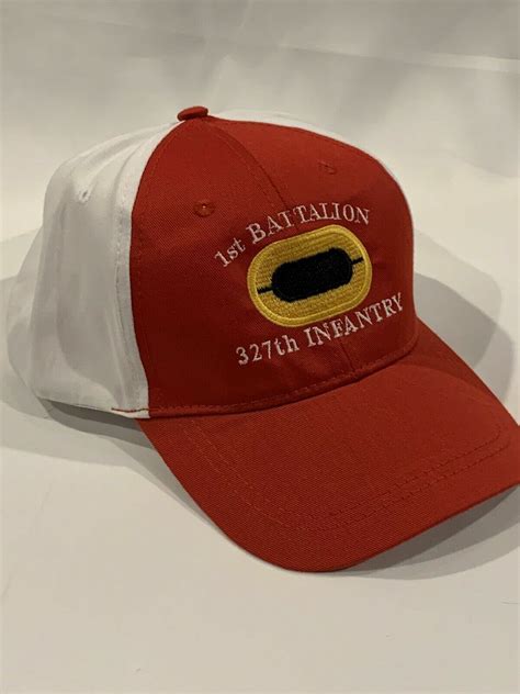 1st Battalion 327th Infantry Military Army Battalion Hat White