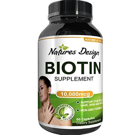 Natural And Pure Biotin For Hair Growth In Men And Women Combat Hair
