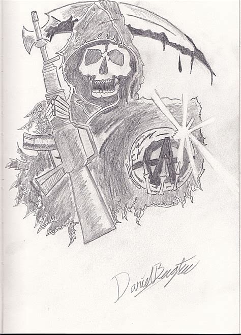 Sons Of Anarchy Tattoo By Little Danny On Deviantart