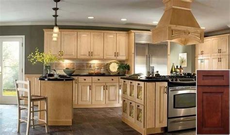 Pickling stain can provide a cozy finish for wood cabinets, but when it's time to redecorate, they can be painted like any other wood. Large - pickled oak bathroom cabinets. #oakkitchencabinets #kitchencabinets | Kitchen design ...