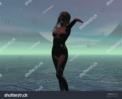 Surreal Nude Sea Stock Illustration Shutterstock