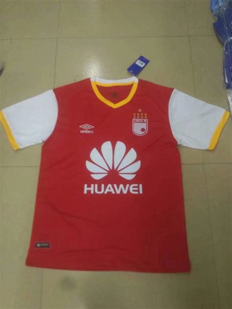 Overview of all signed and sold players of club indep. Huawei Independiente Santa Fe Jersey 2017/18 Red Soccer ...
