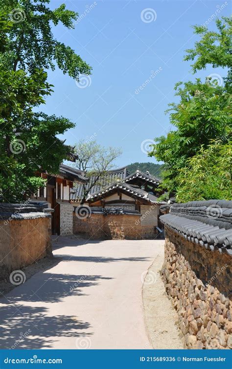 Hahoe Folk Village In Andong South Korea Stock Photo Image Of Asia