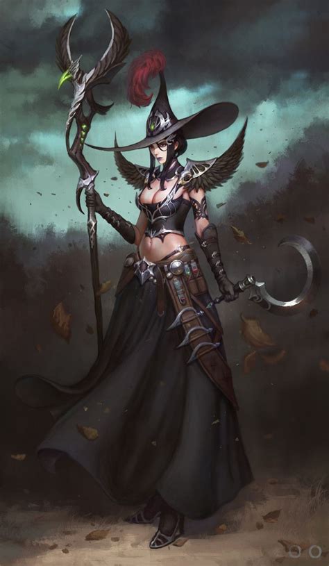 Witch ㅇㅇ ㅇㅇ Fantasy Witch Dark Fantasy Art Fantasy Characters
