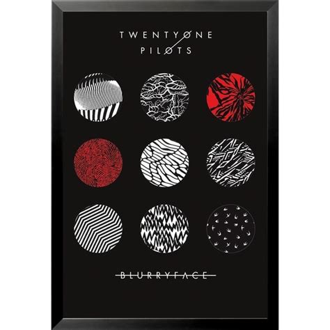 FRAMED Twenty One Pilots - Blurryface 2015 Album 36x24 Music Band Art