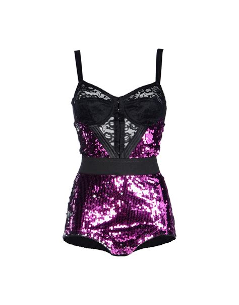 Dolce And Gabbana Purple Top Lyst
