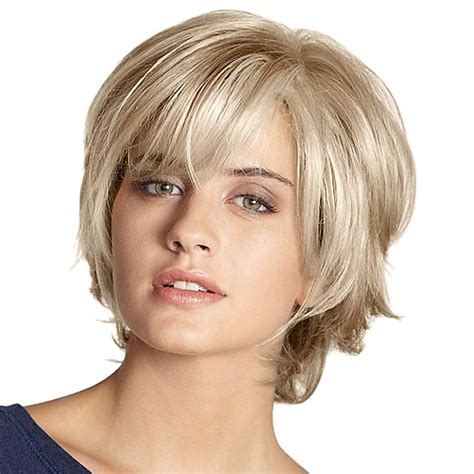 Karen Wig Womens Short Blonde Wig Pixie Cut Wig Natural Synthetic Hair