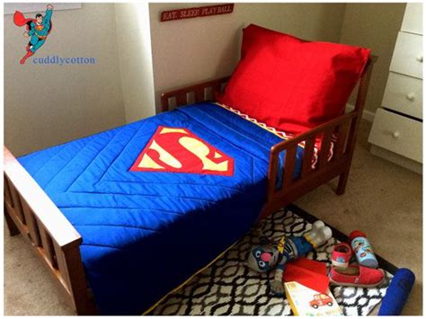 Discover all of it here. Superman Toddler Bedding Set Toddler Quilt by cuddlycotton ...
