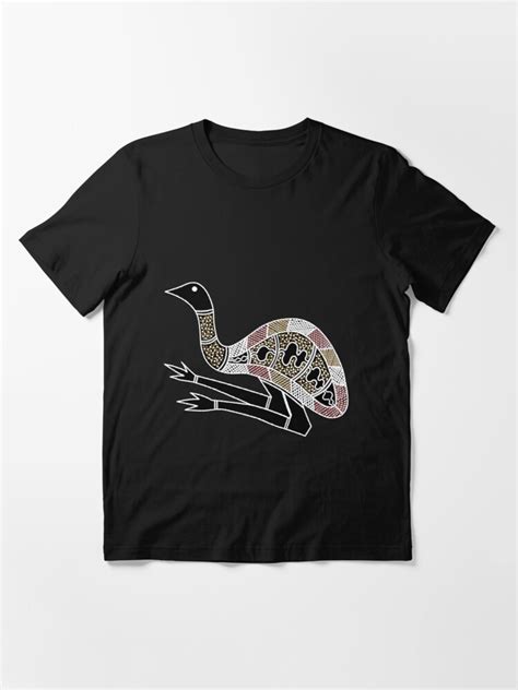 Authentic Aboriginal Art Emu T Shirt For Sale By Hogartharts