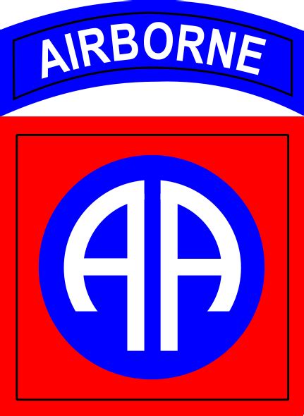 82nd Airborne Division All American Us Army Coat Of Arms Crest Of