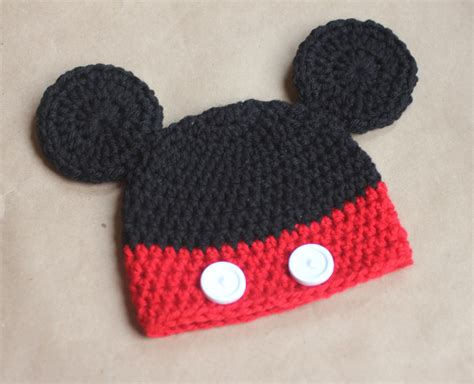 Mickey And Minnie Mouse Crochet Hat Pattern Repeat Crafter Me