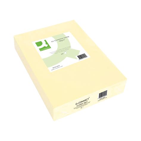 Q Connect Cream A4 Copier Paper 80gsm Ream Pack Of 500 Kf01092