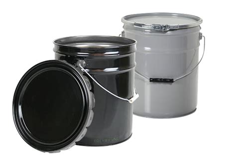 3 gallon / #3 container sized pots: 5 Gallon Steel Pail | Metal Pail With Lid | Lug Covers