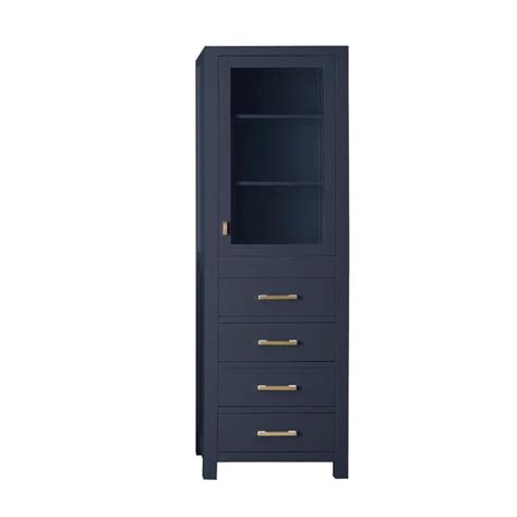 Avanity Modero 24 In W X 71 In H X 20 In D Navy Blue Poplar