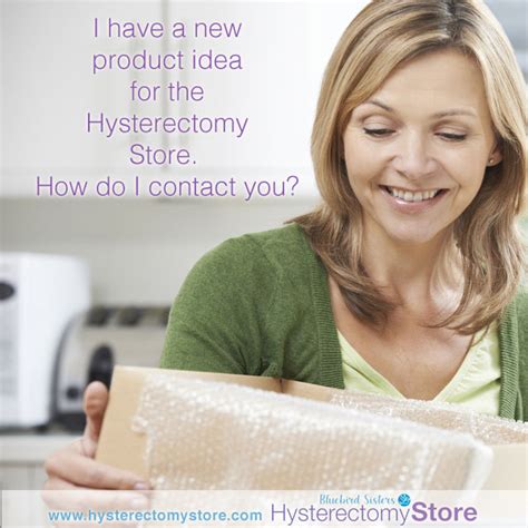 Idea For Product For The Hysterectomy Store Hysterectomy Store Blog